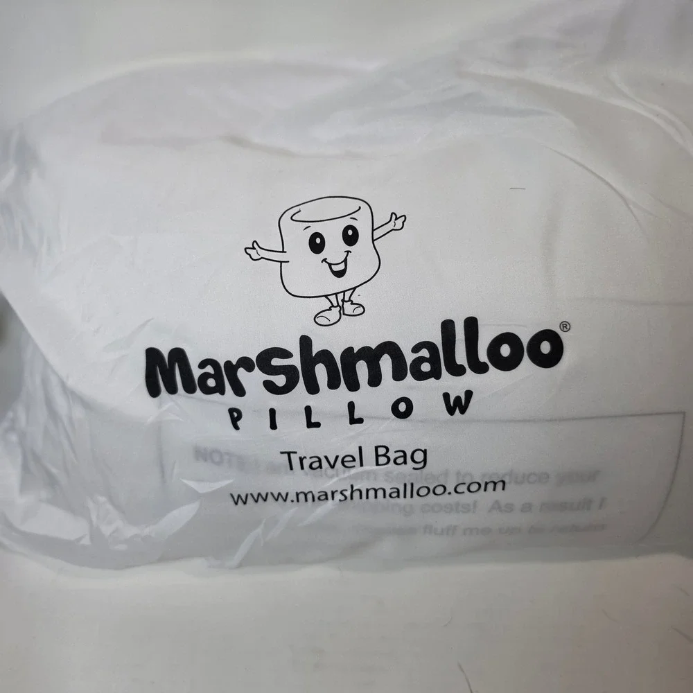Marshmalloo Pillow Standard Size Soft Cooling Luxury Shredded Foam Bed Pillow